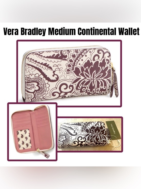 Vera Bradley Handbags - Vera Bradley Medium Continental Walleto